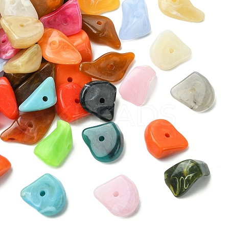 50Pcs Chip Imitation Gemstone Acrylic Beads OACR-YW0003-41-1