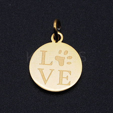 201 Stainless Steel Pet Charms STAS-T049-T677-2-1