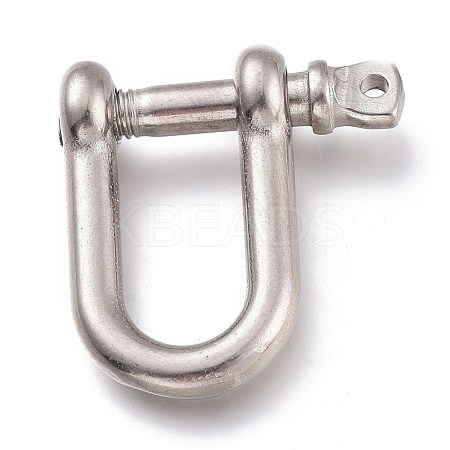 304 Stainless Steel Anchor Shackle Clasps STAS-Z017-17P-1