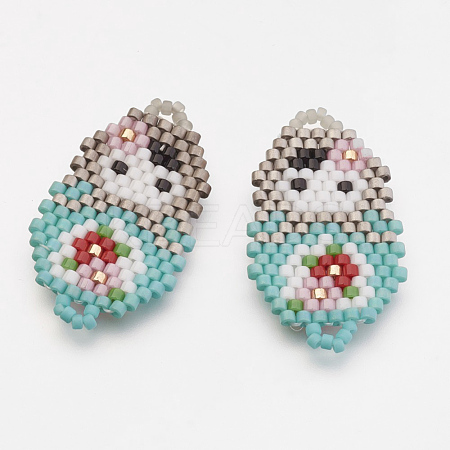 MIYUKI & TOHO Handmade Japanese Seed Beads Links X-SEED-G002-232-4-1