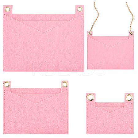 3Pcs 3 Style Felt Bags Organizer Insert PURS-WR0006-87B-1