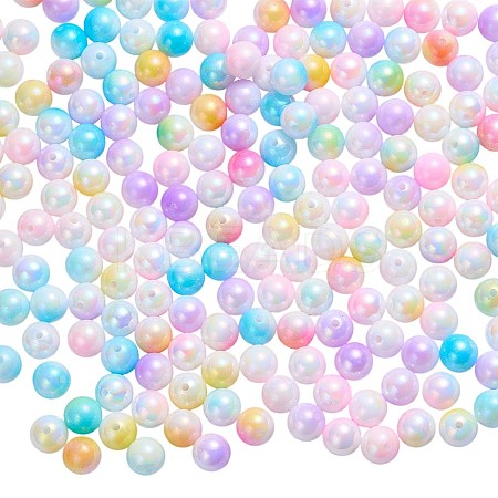 100G Opaque Acrylic Beads OACR-SZ0001-64-1