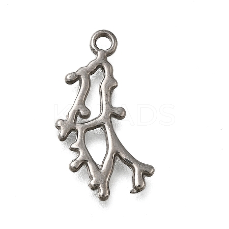 304 Stainless Steel Pendants STAS-C119-25P-1