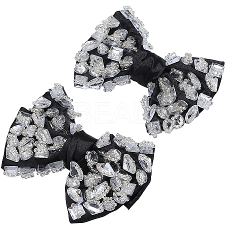 Bowknot Non-woven Fabrics Shoe Decoration FIND-WH0139-290A-1