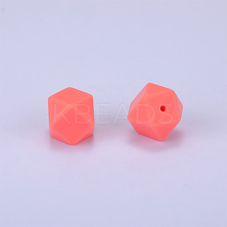 Hexagonal Silicone Beads SI-JX0020A-107-1