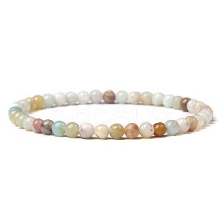 4MM Natural Amazonite Stretch Bracelets RP2095-1-1