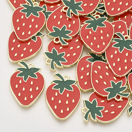 Alloy Enamel Pendants ENAM-N051-07C-1