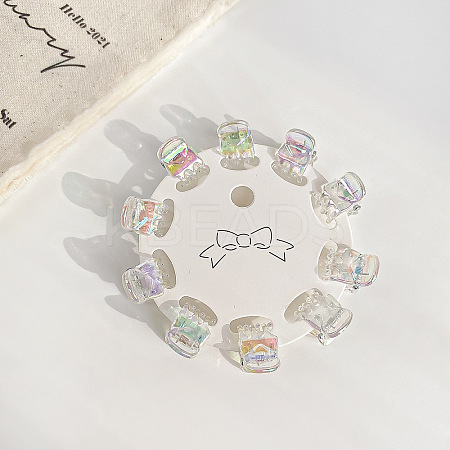 Mini Plastic Claw Hair Clips PW-WGD78D8-07-1