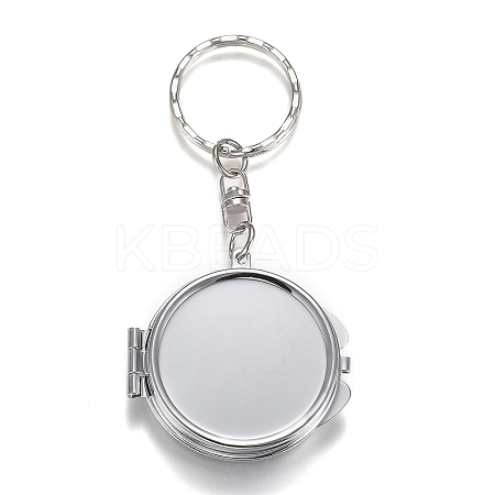Iron Folding Mirror Keychain KEYC-H110-03P-1