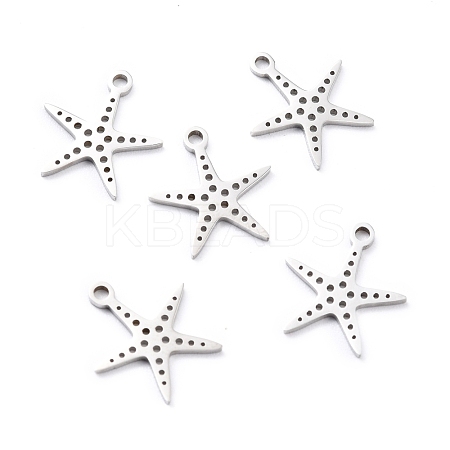 Non-Tarnish 201 Stainless Steel Charms STAS-D176-03P-1