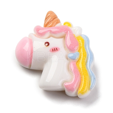 Unicorn Theme Cartoon Resin Decoden Cabochons CRES-Z011-02A-1