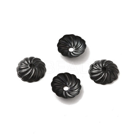 Ion Plating(IP) 304 Stainless Steel Bead Caps STAS-G075-10EB-1