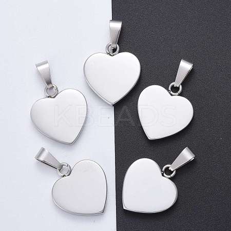 Tarnish Resistant Fashionable 304 Stainless Steel Stamping Blank Tag Pendants STAS-J002B-01-1