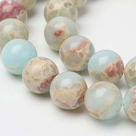 Synthetic Aqua Terra Jasper Beads Strands X-G-P237-02-4mm-1
