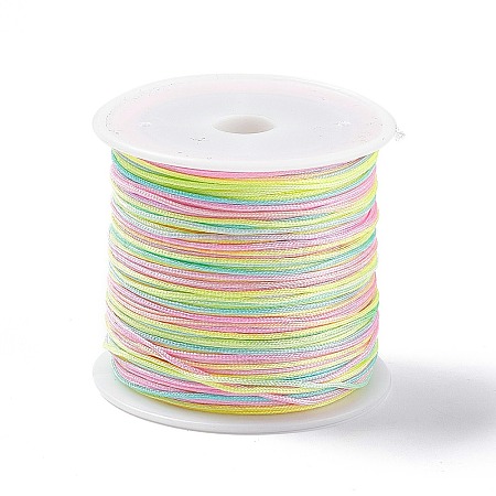50M Segment Dyed Nylon Chinese Knotting Cord NWIR-A008-02D-1