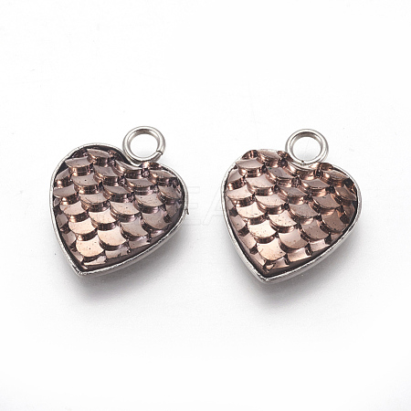 304 Stainless Steel Pendants STAS-F184-B04-1