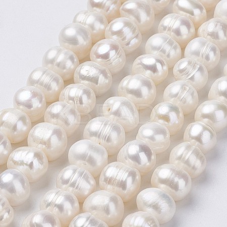 Natural Cultured Freshwater Pearl Beads Strands PEAR-D187-14-1