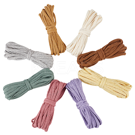 40M 8 Colors Hollow Cotton Braided Cord OCOR-BC0008-68B-1