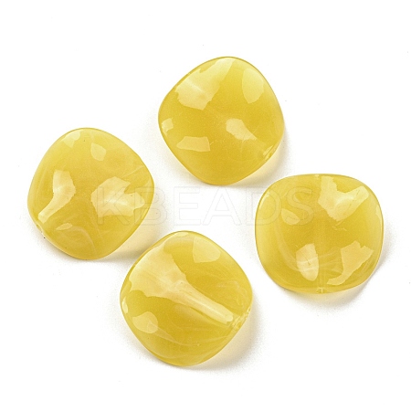 Opaque Acrylic Beads OACR-B013-32A-1