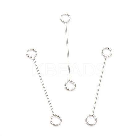 Non-Tarnish 316 Surgical Stainless Steel Eye Pins X-STAS-P277-A02-P-1