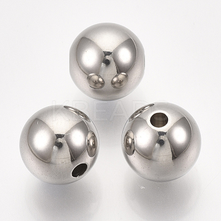 304 Stainless Steel Beads X-STAS-S076-101-1
