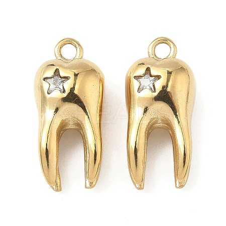 304 Stainless Steel Pendants STAS-C134-35G-1