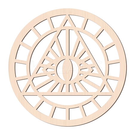 Laser Cut Wooden Wall Sculpture WOOD-WH0101-009-1