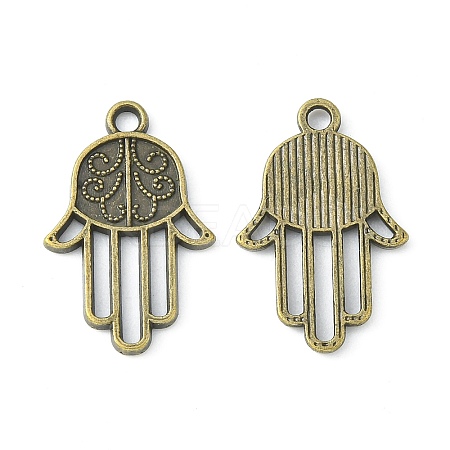 Tibetan Style Alloy Pendants TIBEP-23356-AB-NR-1