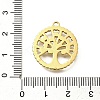 Flat Round with Tree STAS-C115-03G-3