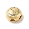 Rack Plating Brass & Cubic Zirconia Pendants KK-Z047-07G-I-RS-2