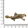 Brass Arowana Saurichthys Miniature Figurines Statues  KK-S335-01AB-A-3