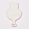 Unfinished Wooden Handheld Mirror MJEW-WH0001-10-2