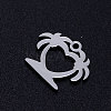 Tarnish Resistant 201 Stainless Steel Hollow Charms STAS-Q201-JN294-1-2