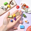 20Pcs 20 Styles Silicone Beads SIL-YW0002-22-5