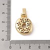 Brass Micro Pave Cubic Zirconia Pendants LS-ZIRC-P121-01G-O-3
