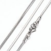 Tarnish Resistant 304 Stainless Steel Herringbone Chain Necklaces LS-STAS-G083-07P-1