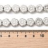 Electroplate Glass Beads Strands EGLA-F166-10P-4