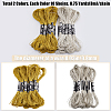 20 Skeins 2 Colors 12-Ply Metallic Polyester Embroidery Floss OCOR-GF0003-87A-2