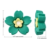 70Pcs 7 Colors Opaque Resin Cabochons CRES-CJ0001-52-2