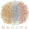 1200Pcs 3 Style 304 Stainless Steel Open Jump Rings STAS-UN0029-54-1