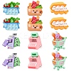 24Pcs 6 Styles Supermarket Theme Opaque Resin Decoden Cabochons Sets RESI-YW0004-06-1