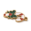Christmas Themes 304 Stainless Steel Enamel Pendants LS-STAS-K312-04J-G-2