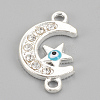 Alloy Rhinestone Links connectors ALRI-S170-07S-1
