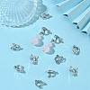 SHEGRACE Brass Clip-on Earring Findings XGR0141P-138P-5