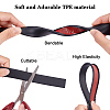 U-Shaped Self-adhesive TPE Edge Guard Strips AJEW-WH0258-212-4