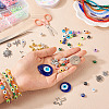 DIY Evil Eye Bracelet Making Kit DIY-TA0004-43-7