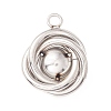 304 Stainless Steel Pendants LS-STAS-A059-02P-3