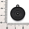 Spray Painted Alloy Enamel Pendants ENAM-T024-31-3