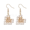 Natural Pearl Dangle Earrings EJEW-JE05210-02-1