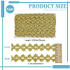 Polyester Wavy Lace Ribbon OCOR-WH0082-365A-2